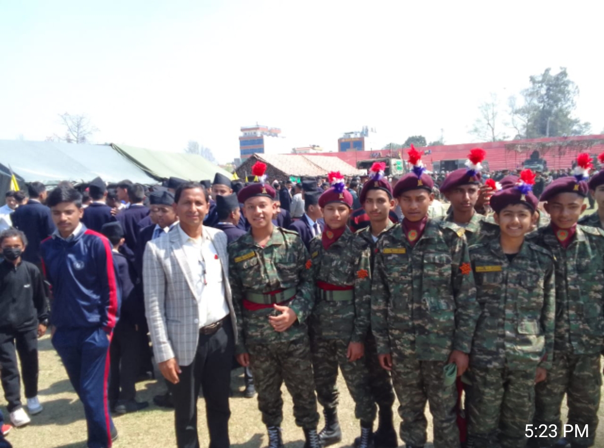 उदय माविका विद्यार्थीलाई नेपाली सेनाले एनसीसी तालिम दिने