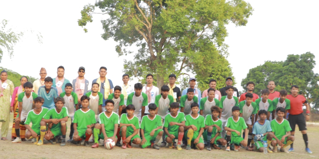 युवा जाेगाउन कृष्णपुर ३ मा वडा स्तरिय फुटवल आयाेजना, ११२ खेलाडी सहभागी