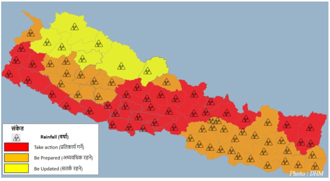 थप वर्षा हुन सक्ने, खेतिपातिमा असर गर्नसक्ने