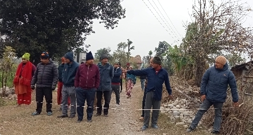 वडाध्यक्ष बस्नेतको पहल : दोधारा चाँदनी– ६ वडा पक्की सडक सञ्जालमा जोडिदै