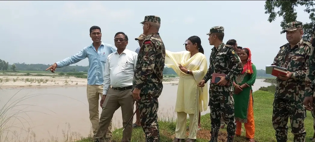 कंचनपुरकाे दक्षिणि क्षेत्रमा हुने डुवान र उद्धारका लागि स्थानिय सरकार र नेपाली सेना तयार ।