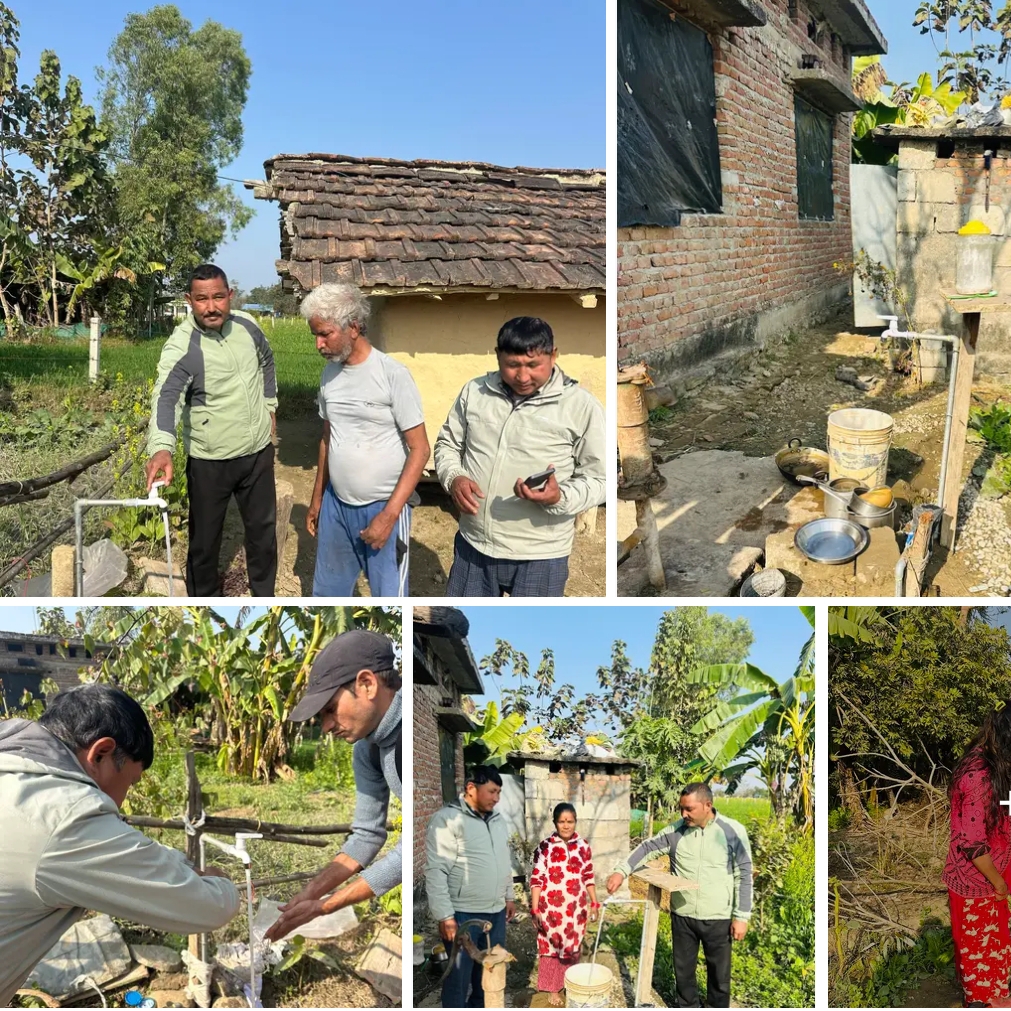 विपन्न, अपाङ्ग र शहिद परिवारलाई लालझाडी ५ मा खानेपानीको  धारा वितरण ।