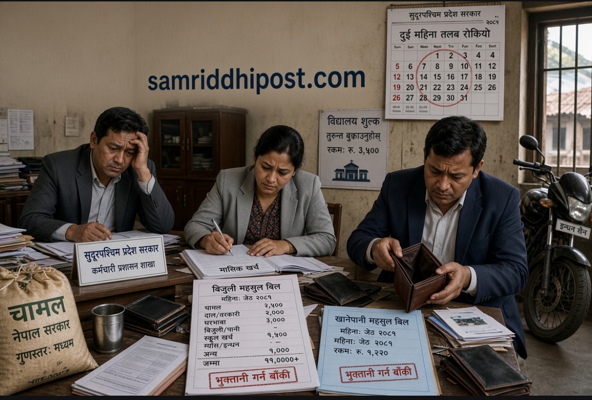 दुई महिनादेखि सुदूरपश्चिम सरकारको बजेट नआउँदा ब्याज थपिँदै, खर्च व्यवस्थापनमा समस्या ।