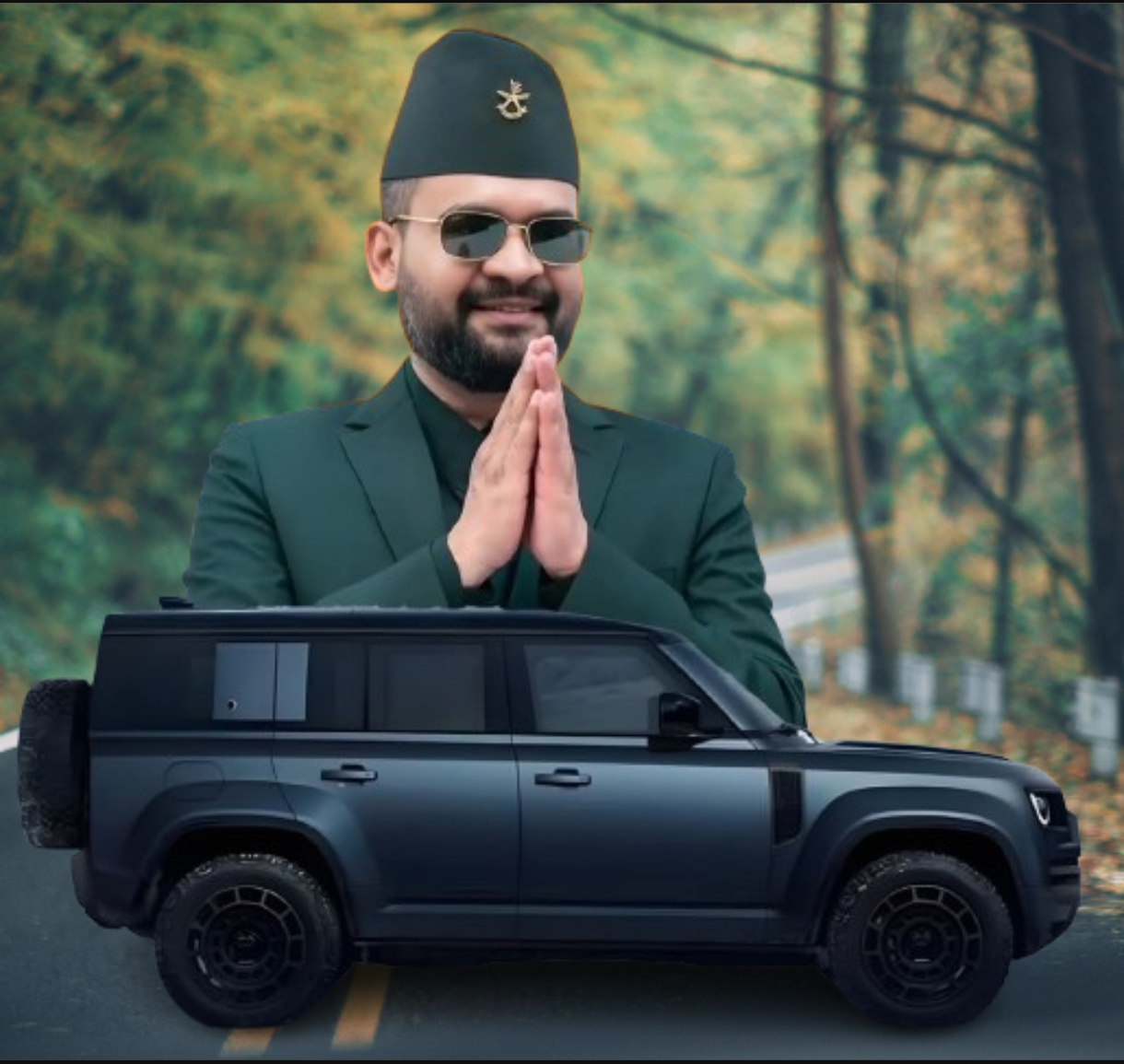 चुनावी माहोलमा गाडीले तान्यो ध्यान, त्रिमूर्ति इन्डस्ट्रीजका नाममा दर्ता ।