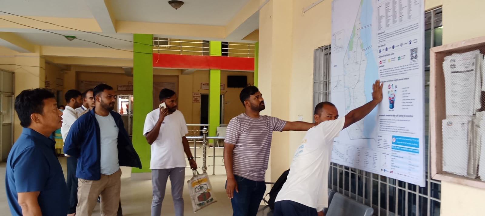 भीमदत्त र दोधारा चाँदनी नगरपालिकामा प्रकोप विशेष नक्सा स्थापना