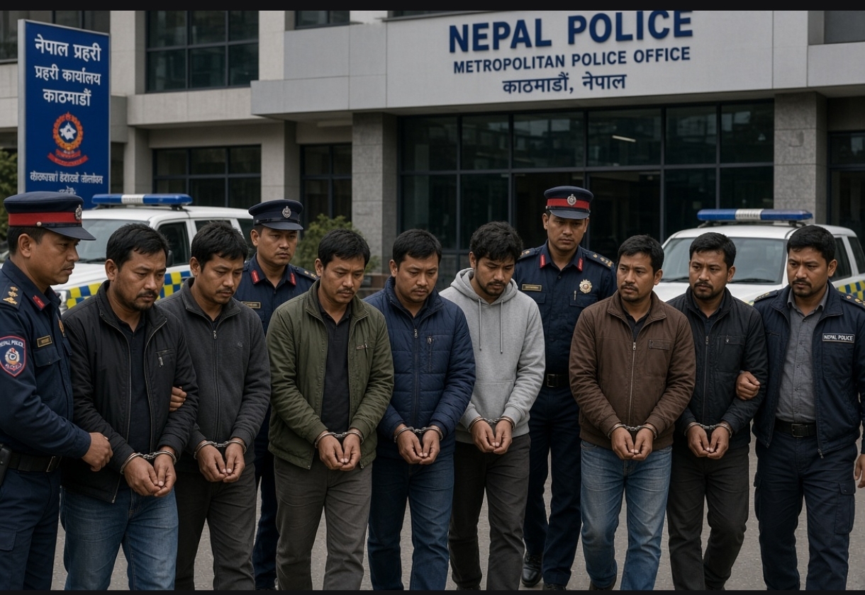 सरकारी ठेक्कामा अवैध पहुँच पुर्‍याउने आठजना पक्राउ