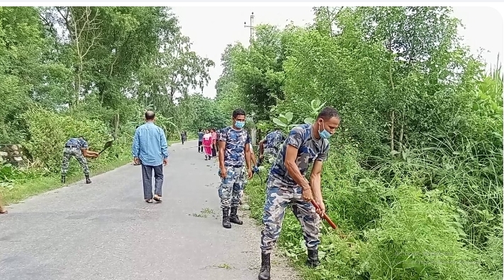 महाकाली पारि सडक सरसफाई, सडक दुर्घटना संगै वन्यजन्तु आक्रमण न्युनिकरण हुने