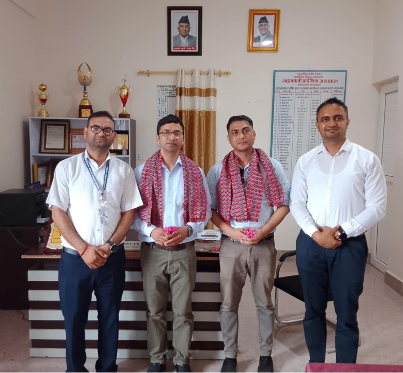 महाकाली प्रादेशिक अस्पतालमा दुई जना सर्जन डाक्टर थपिए । सेवा प्रवाह थप सहज हुने आशा