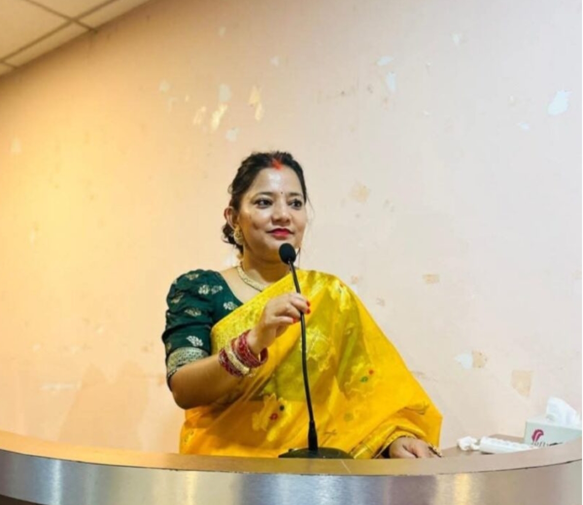 उद्योग वाणिज्य सङ्घ कञ्चनपुरकी एक्ली महिला उम्मेदवार ।